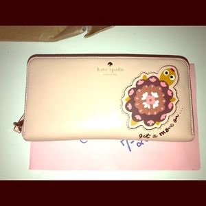 Kate Spade Baja Bound Turtle Zipper Wallet